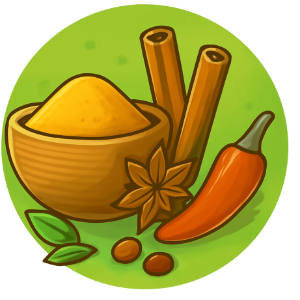 ادویه بر اساس نوع