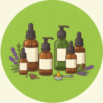 روغن در شیشه تیره ضد نور