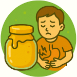 عسل برای معده و گوارش